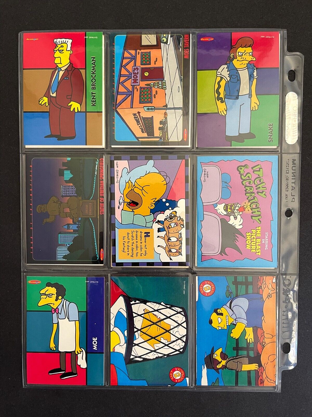 1996 Tempo Australia - The Simpsons Downunder Trading Cards