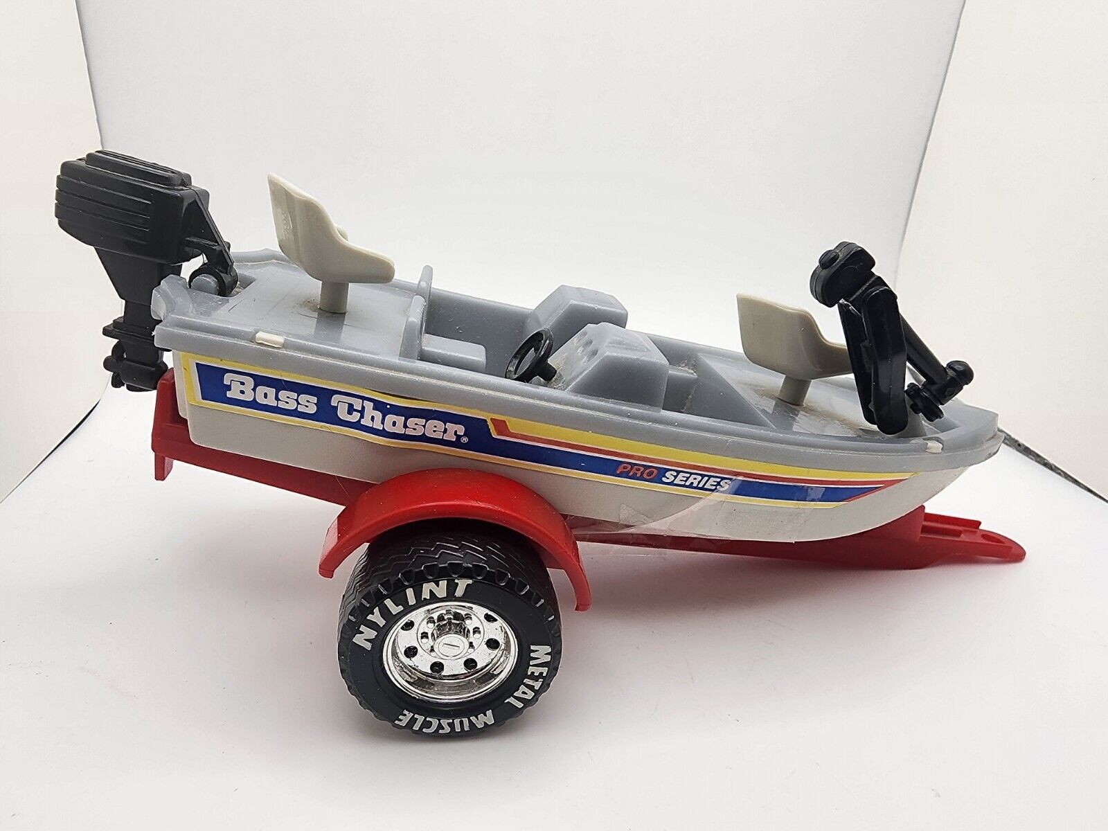 1989 RARE Vintage Nylint Boat & Trailer Bass Chaser Pro Series