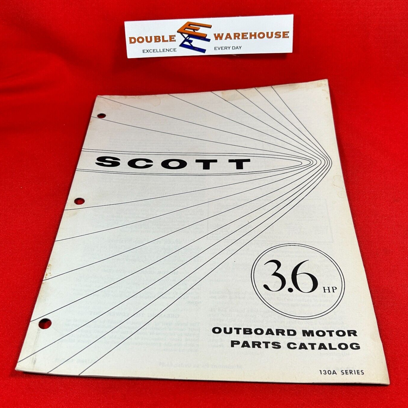 1958 Scott 3.6 HP 130A Series Outboard Motor Parts Catalog 130A-8714 McCulloch