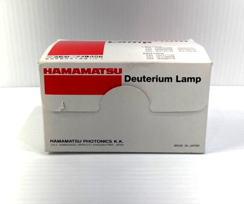 Hamamatsu Deuterium Lamp L2D2 L6637 SPECTROSCOPY SPECTROPHOTOMETERS SHIPS FREE
