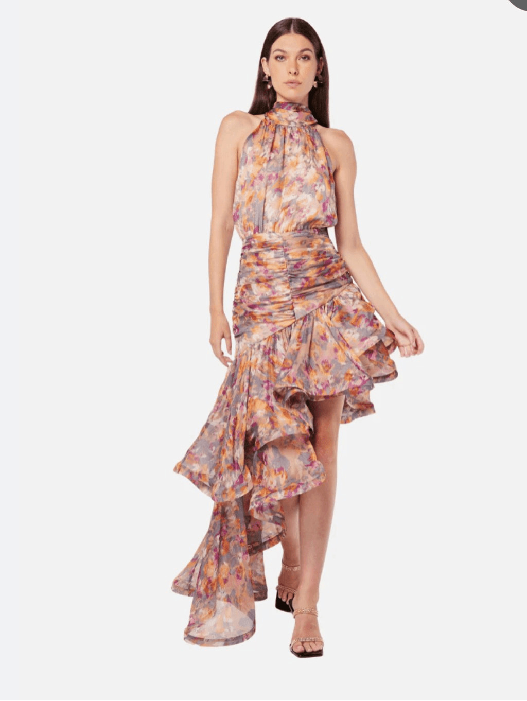 ELLIATT Historical Asymmetric Dress Size S NWT$250