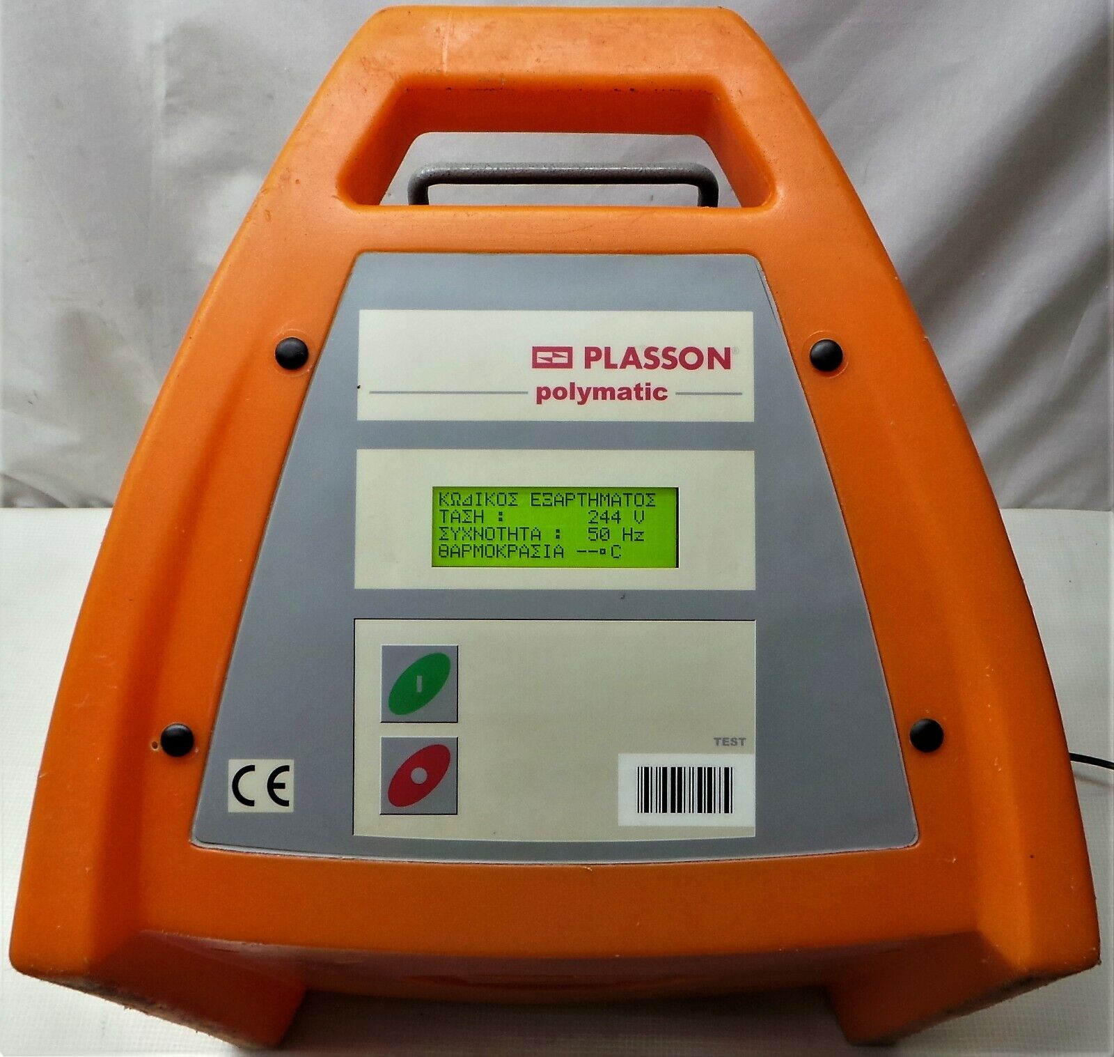 PLASSON ELECTRO FUSION WELDING PF POLYMATIC CONTROL BOX