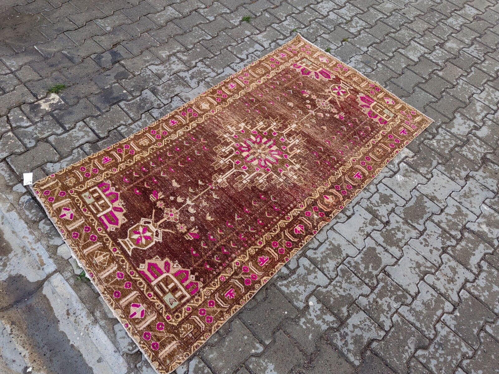 vintage tribal turkish rugs Oushak Turkish Large Area Rug