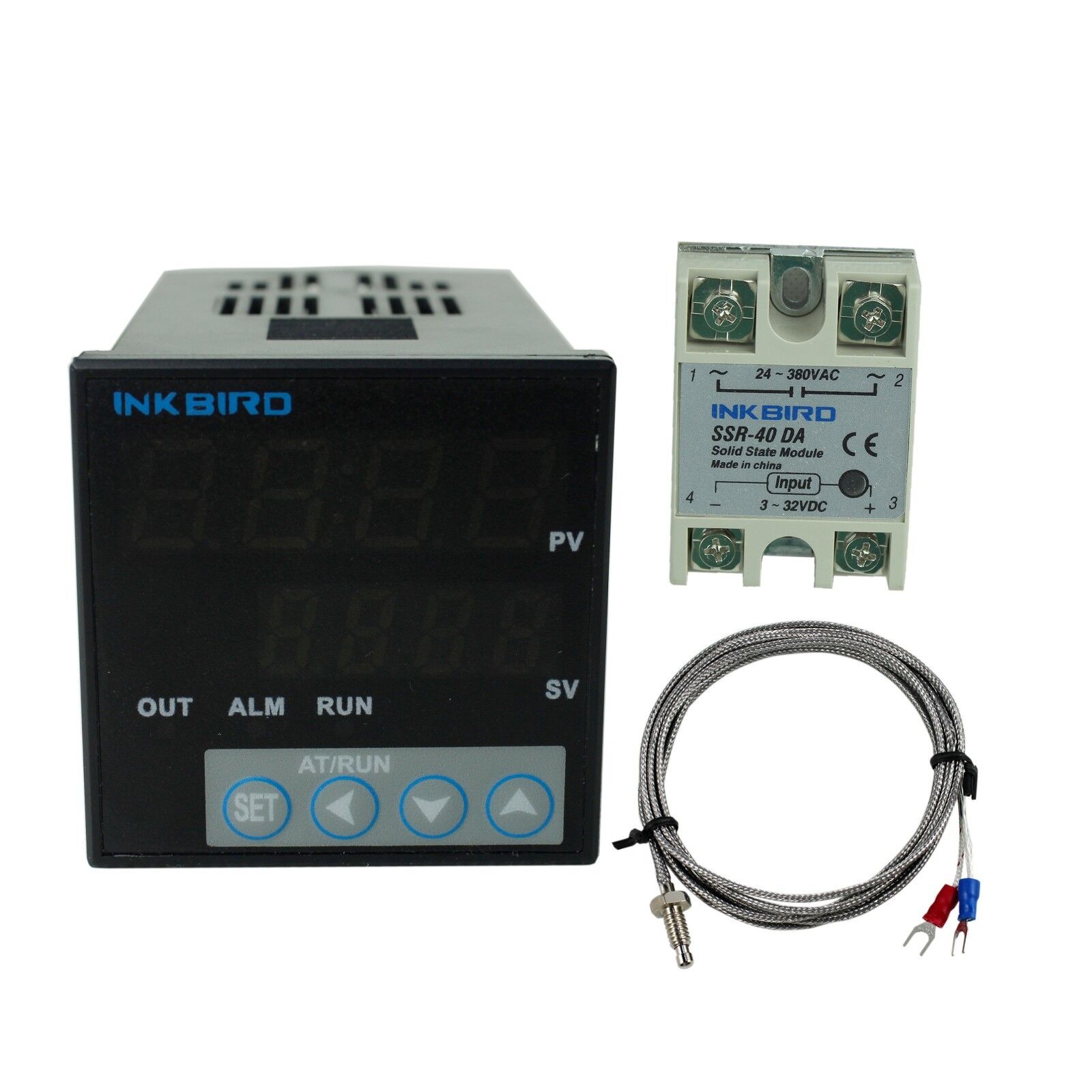 ITC-106VH Digital Pid Temperature Controller + K SENSOR + 40 A SSR heater fan