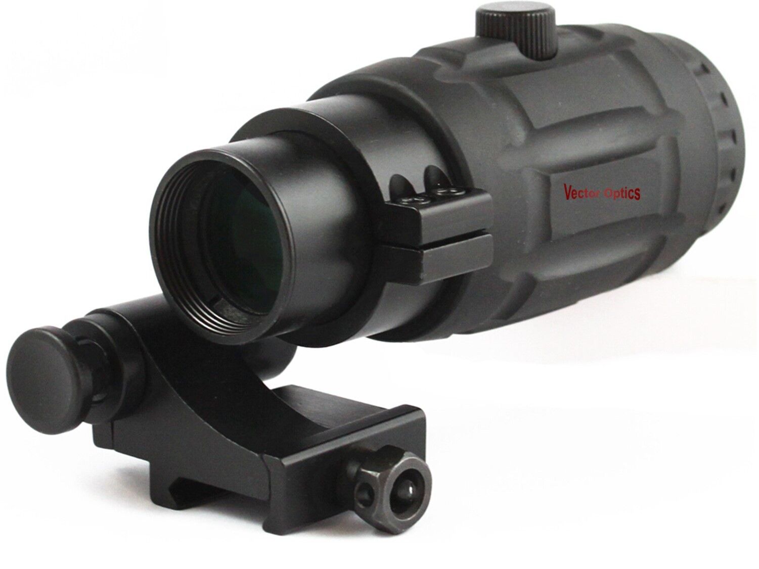 Vector Optics Tactical 3X Magnifier Scope for Red Dot Sights Flip to Side Mount