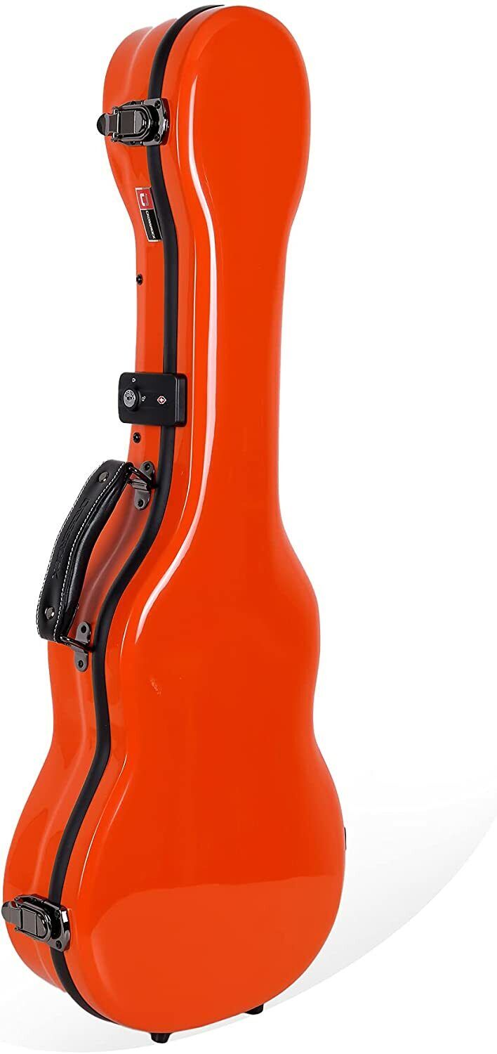 Crossrock Deluxe Protable Baritone Ukulele Hard Guitar Case with Backpack Strap