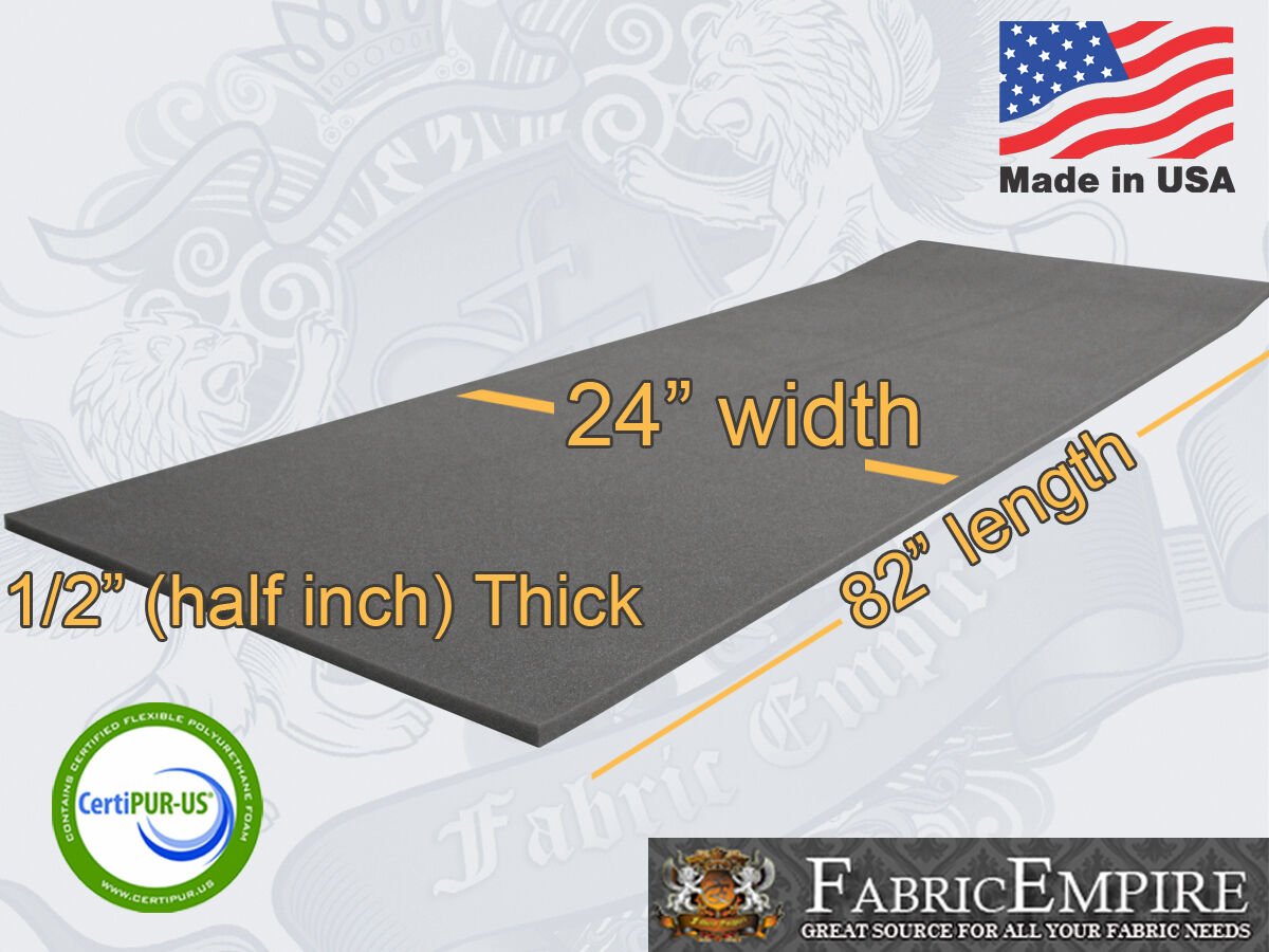 24x82 Firm Rubber Foam Sheet Premium Seats Cushion Upholstery USA MADE - NF33