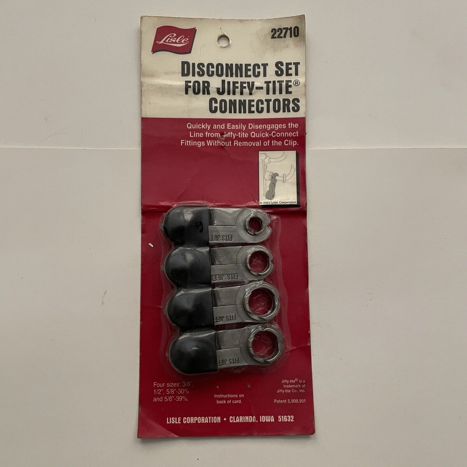 LISLE 22710 Disconnect Set for Jiffy-Tite Connectors