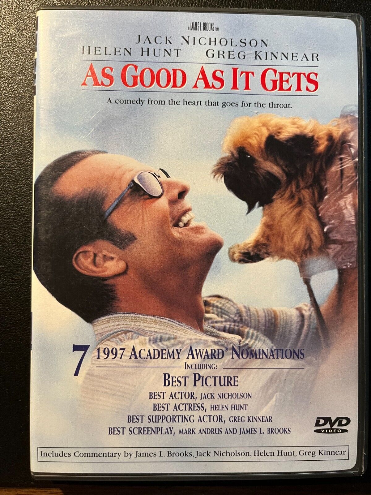 As Good As It Gets - Jack Nicholson Helen Hunt Greg Kinnear  DVD ✂️💲⬇
