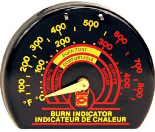Imperial Mfg. Stove Thermometer, For Use On Single Wall Stove Pipe