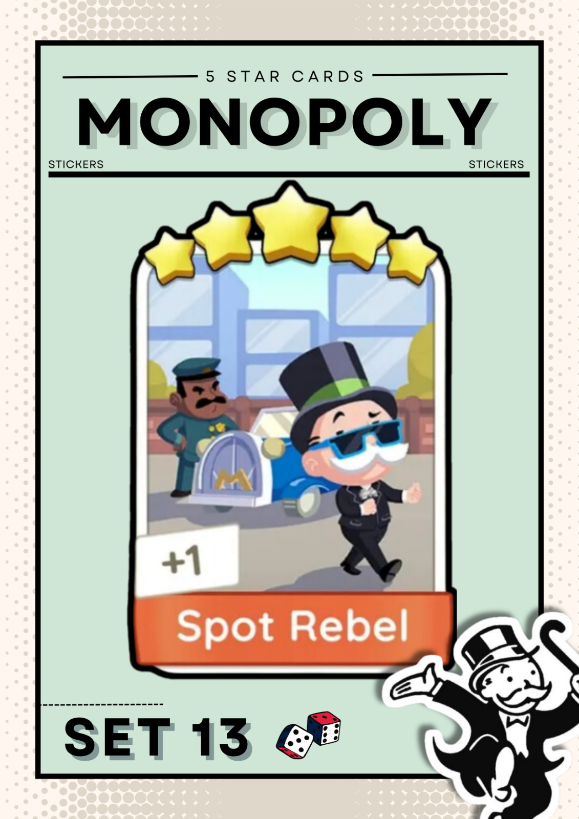 Monopoly GO 4/5 Star ⭐ Sticker Card ⚡FAST DELIVERY⚡ (Read Description)