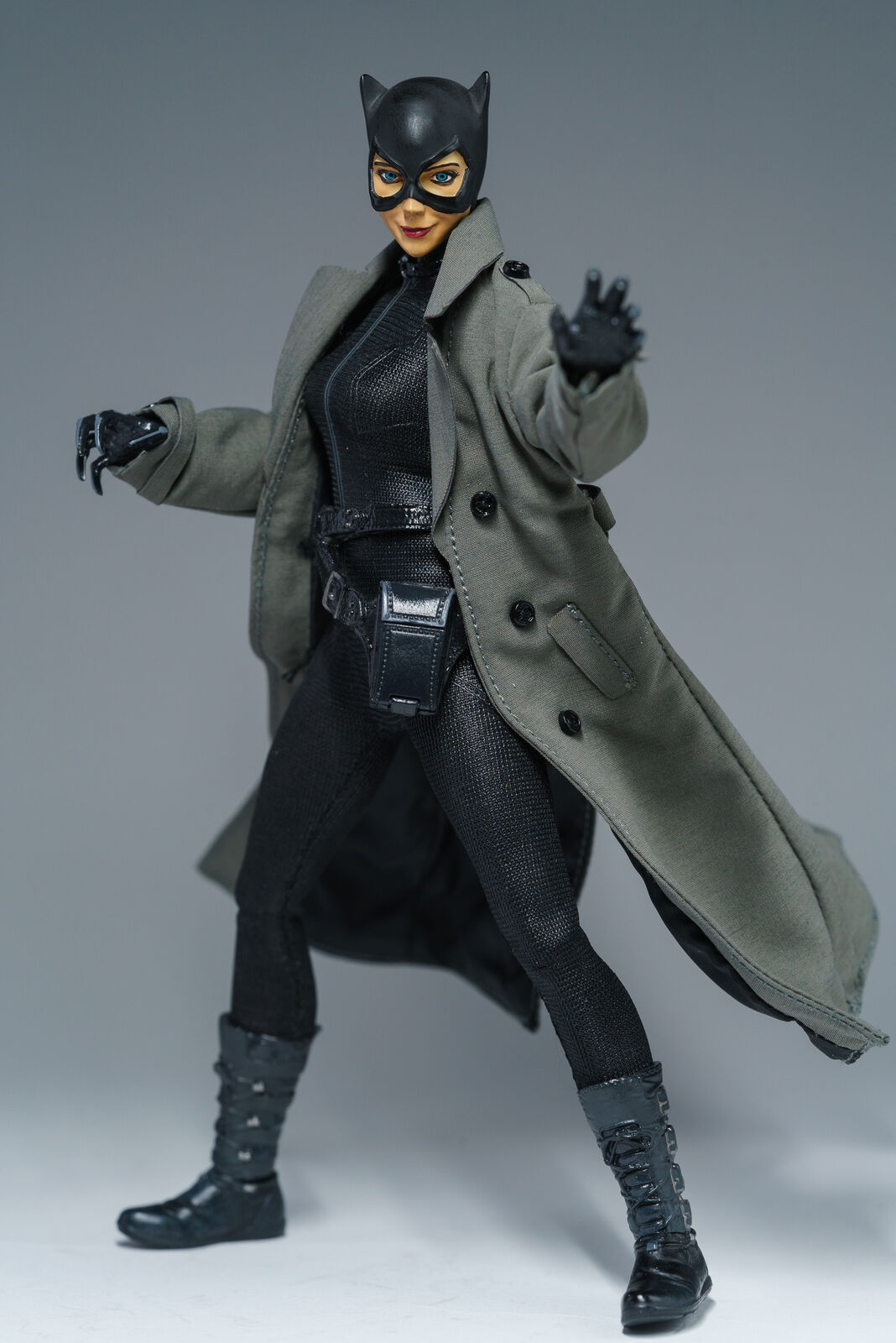 1/12 Scale Soldier Long Coat Windbreaker Clothes Model F6'' Action figure Body