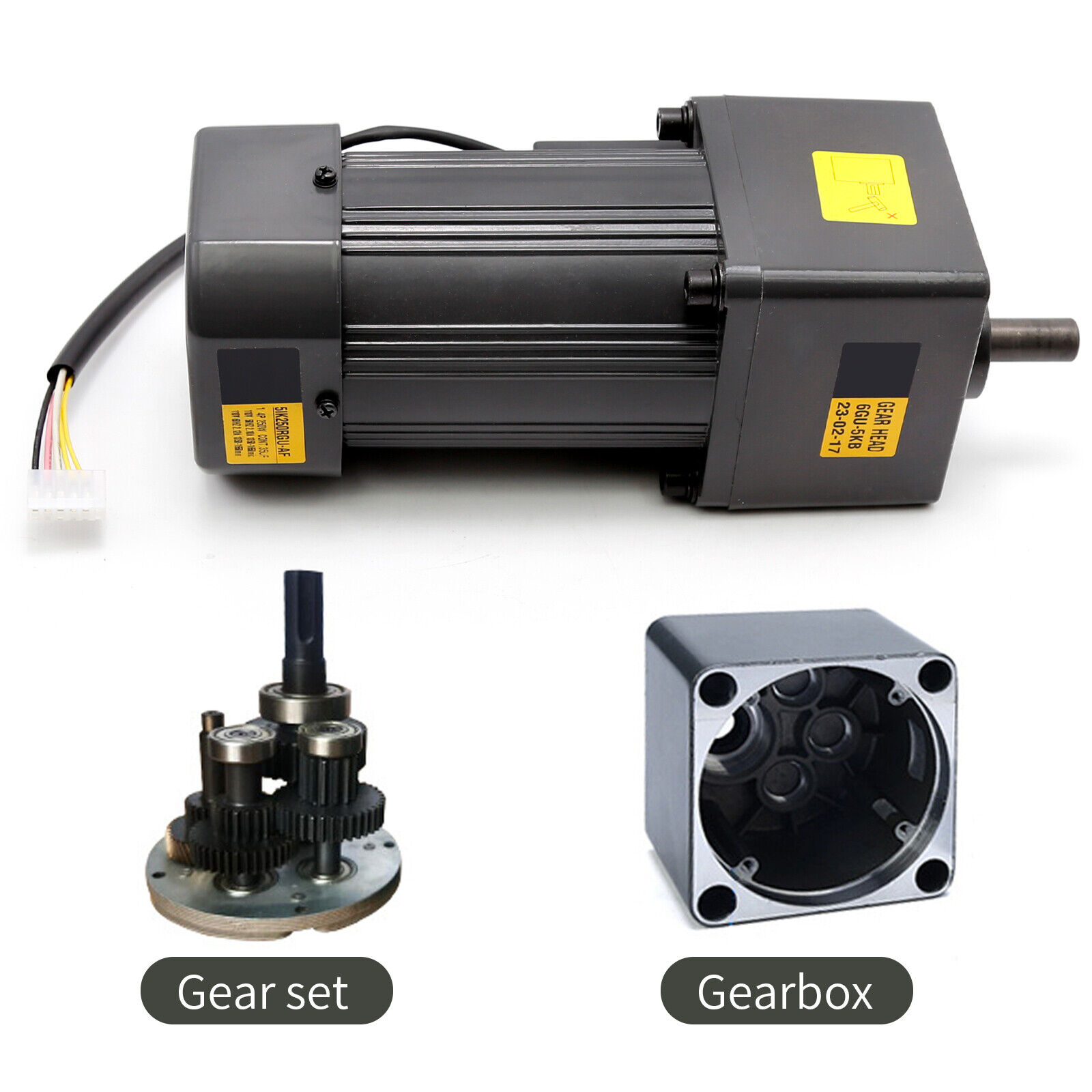 250W 100K 110V Adjustable Variable Gear Reducer Motor & Speed Controlle 13.5RPM