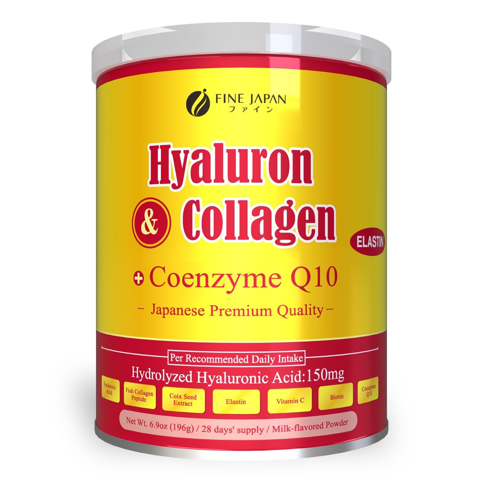 Fine Japan Hyaluronic acid and Collagen powder biotin elastin for 28 days