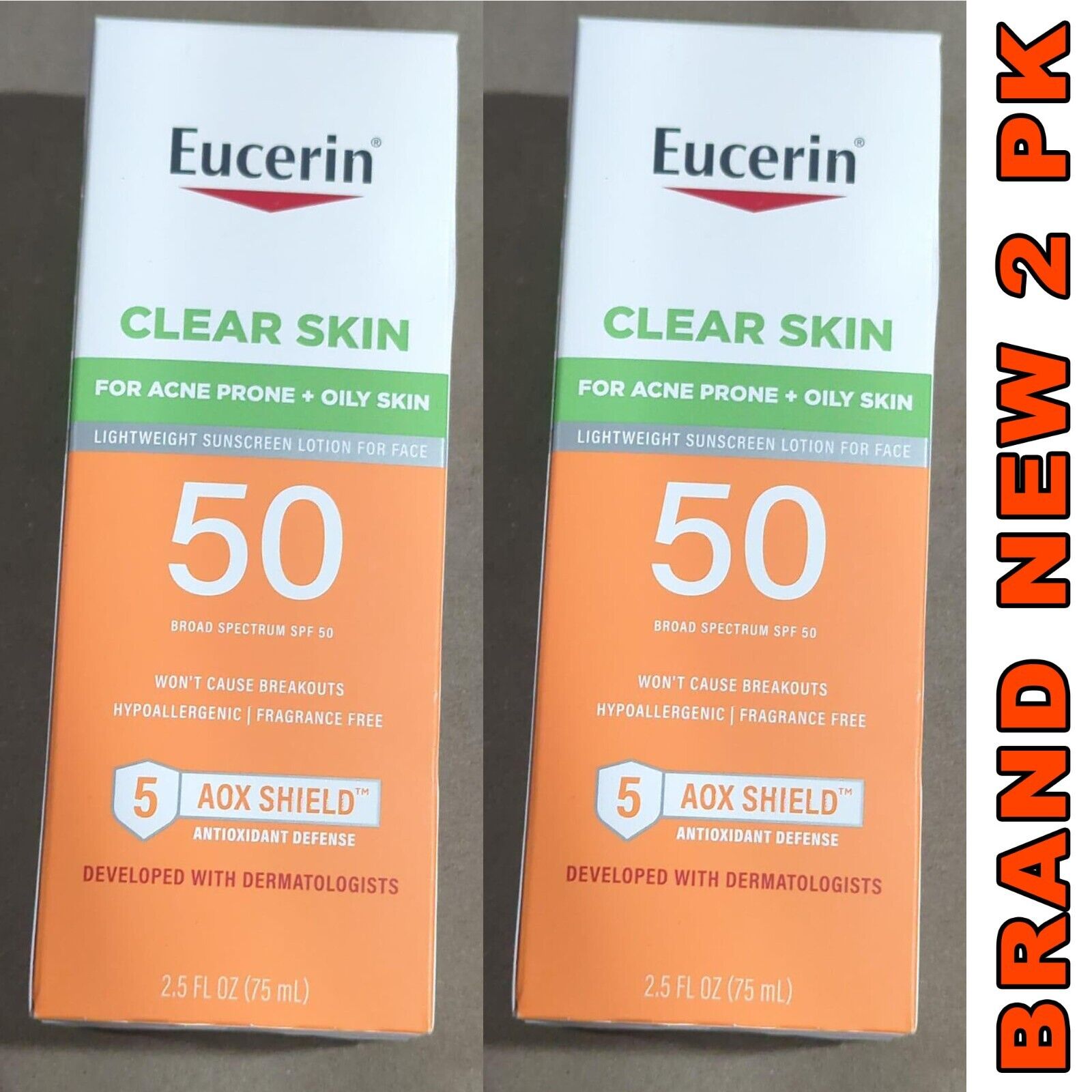 Eucerin Oil Control Lightweight Sunscreen Lotion SPF 50 (2.5 oz)EX7/2025