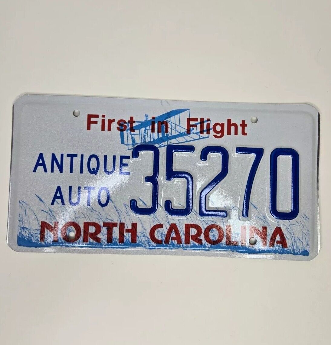 North Carolina Antique Auto License Plate # 35270 New Never Used Reflective