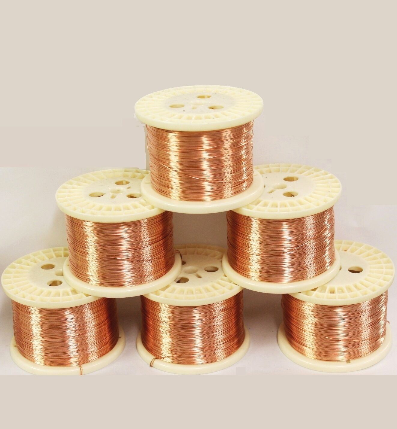 Round Copper Wire  / Jewelry Making ,Hobby, craft / 50 Ft or less Coil .