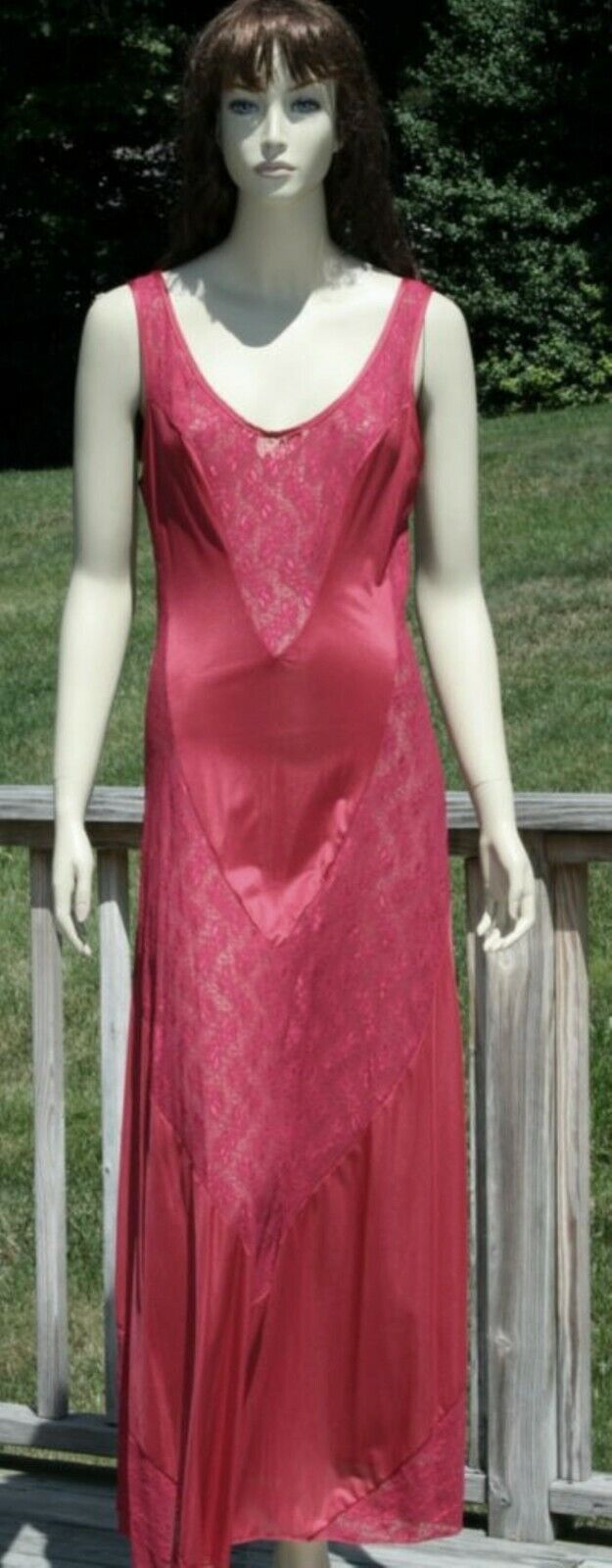 Womens Nightgown Long Gown Baby Blue Royal Burgundy Large Plus Size 1X  2X 4X
