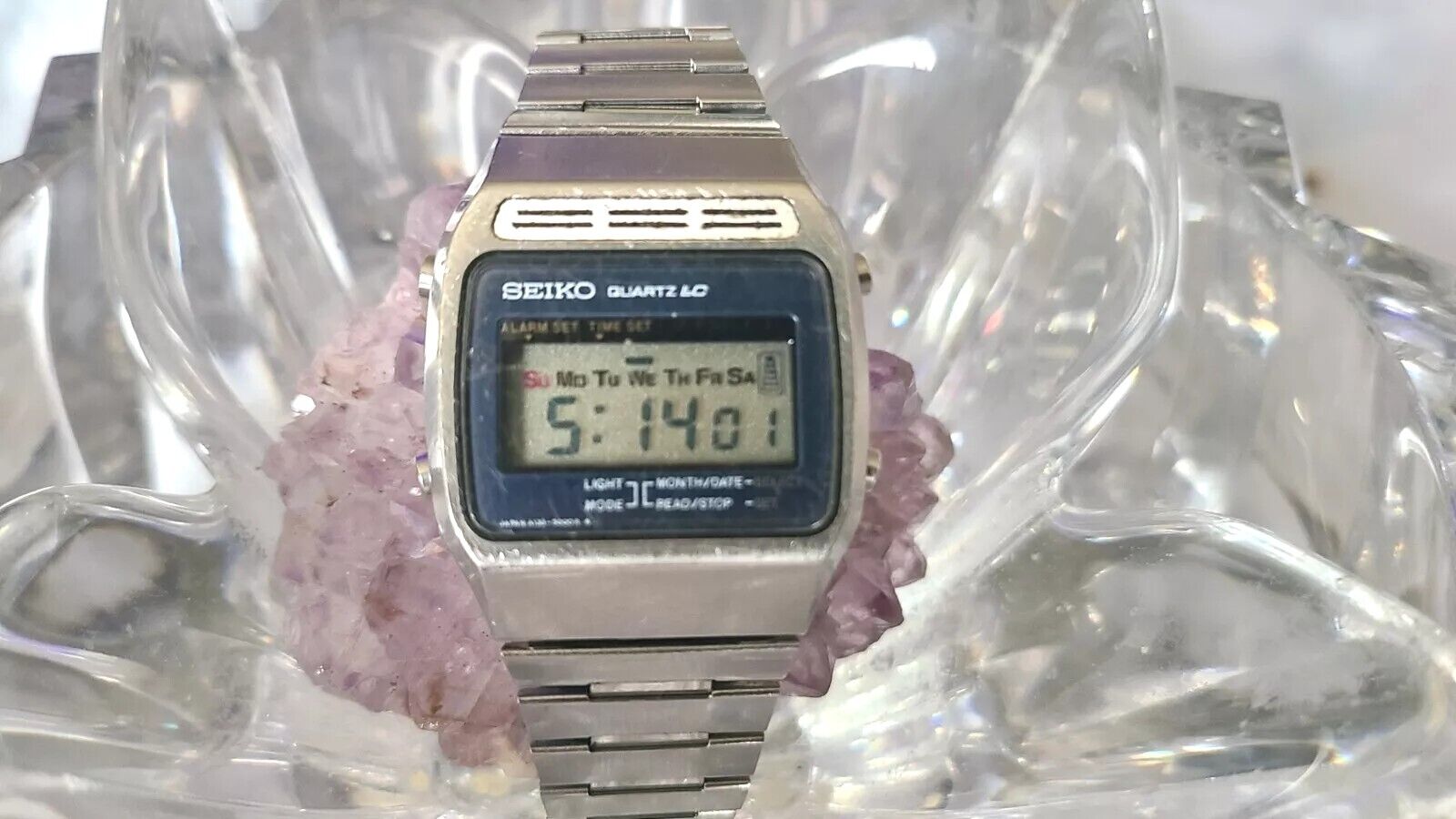 Vintage Seiko  LC A133-5000 Quartz LCD Digital  Watch 