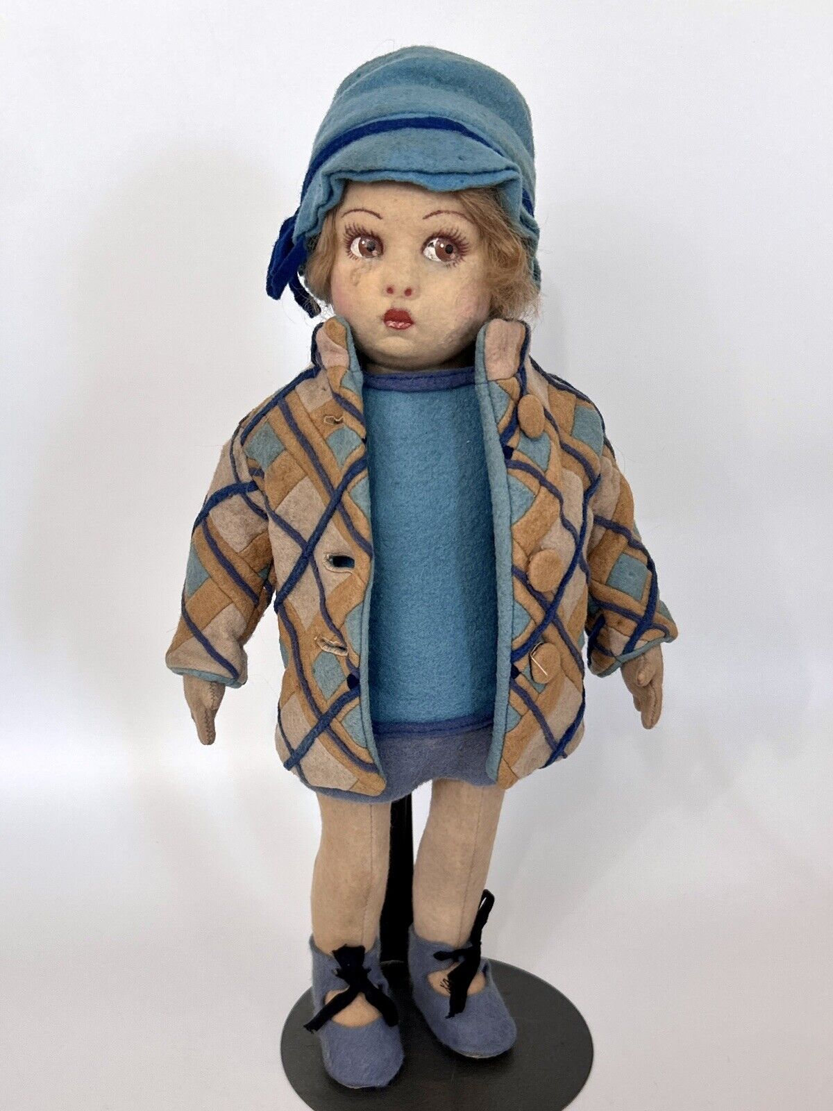 Antique All Original Lenci Doll Series 450 in Series 2000 Costume Art Deco 1920s