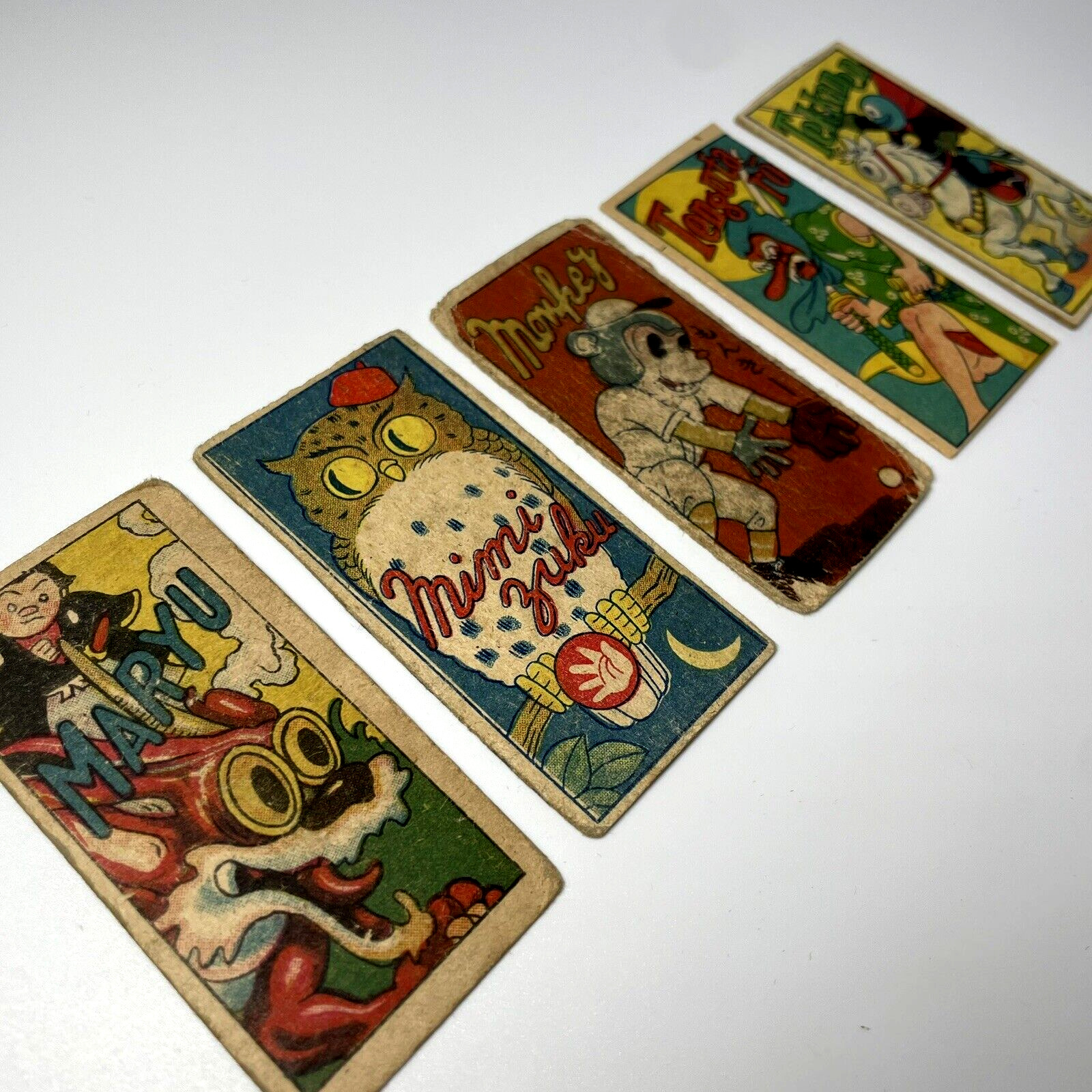 Fairy Tale vintage rare card menko 1940’s japanese 5 Set