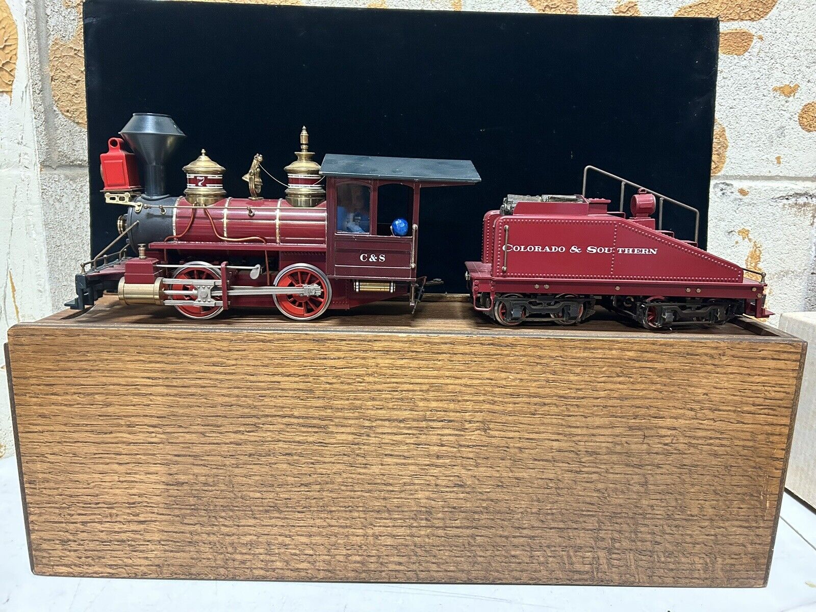 Delton 2212  0-4-0 ser,#022 Colorado & Southern G Brass   Steam Engine