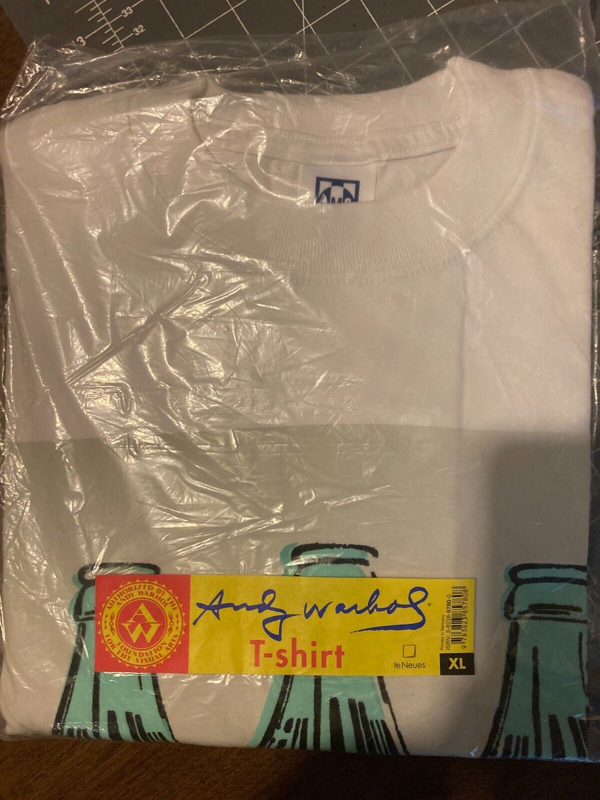 Rare Vintage 90s Deadstock Andy Warhol Coca Cola Print Art T Shirt XL