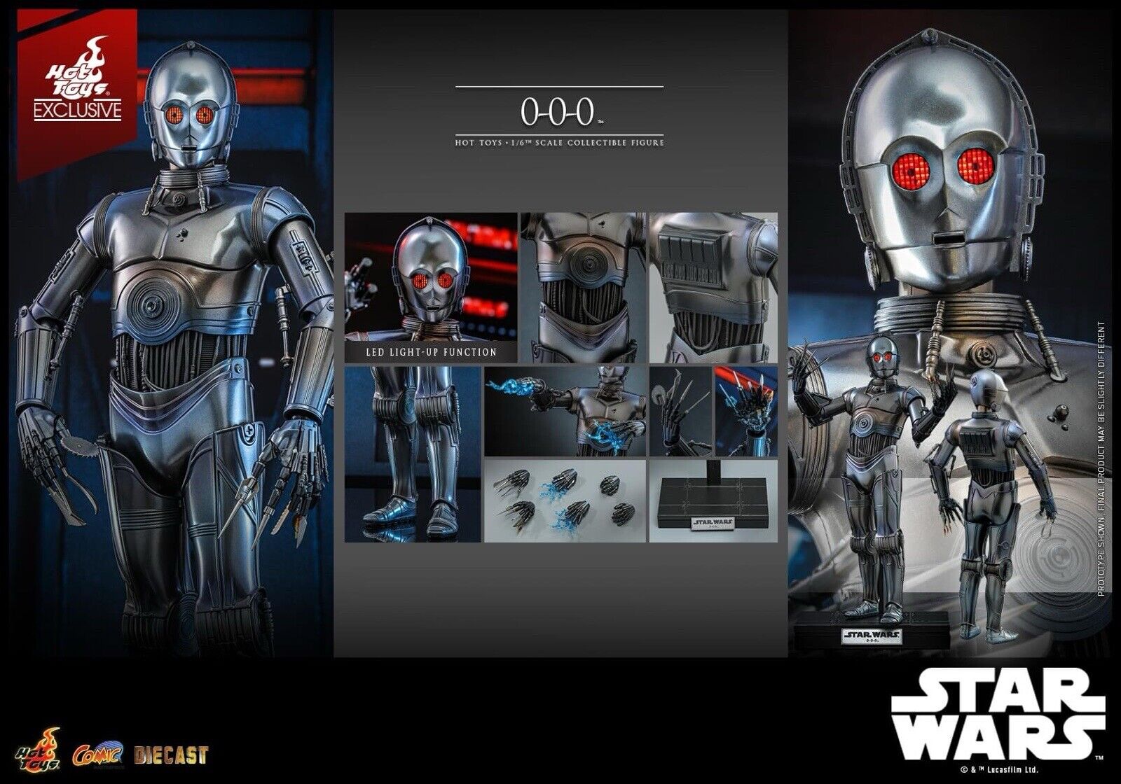 0-0-0™ Sixth Scale Figure by Hot Toys PRESALE