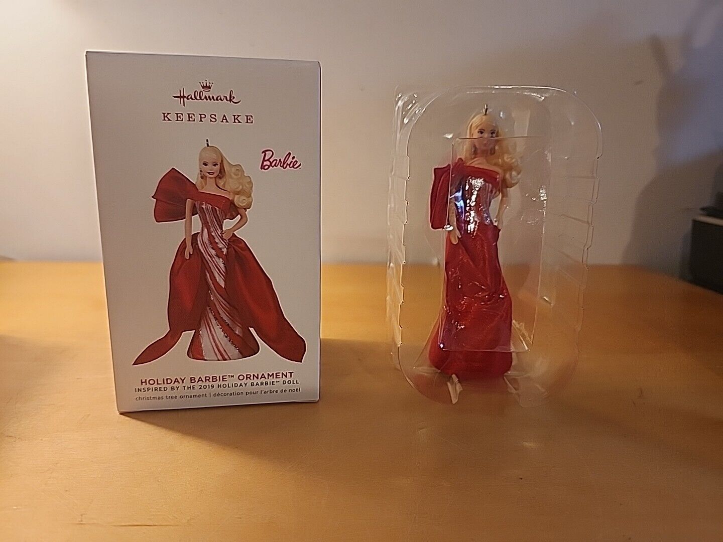 Hallmark 2019 Holiday Barbie Doll Figurine Ornament 5 in Series New In Box