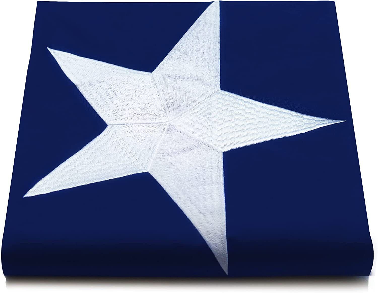 Anley Everstrong Texas State Flag 3x5 Ft Lone Star Flags Embroidered Nylon