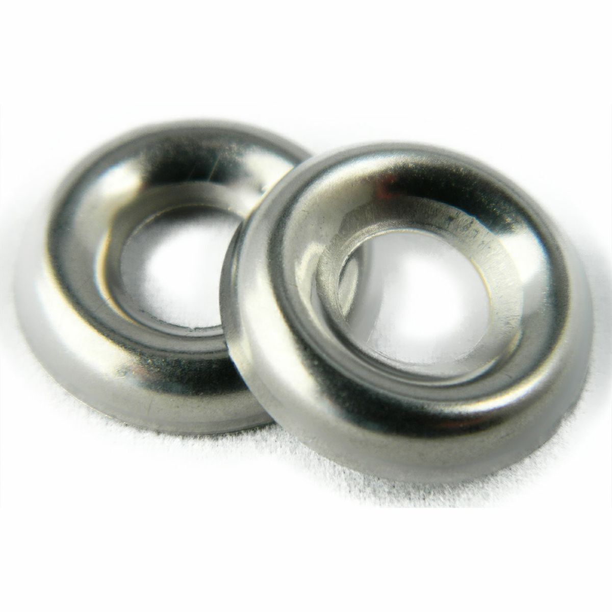 Stainless Steel Cup Washer Finishing Countersunk #12 Qty 100