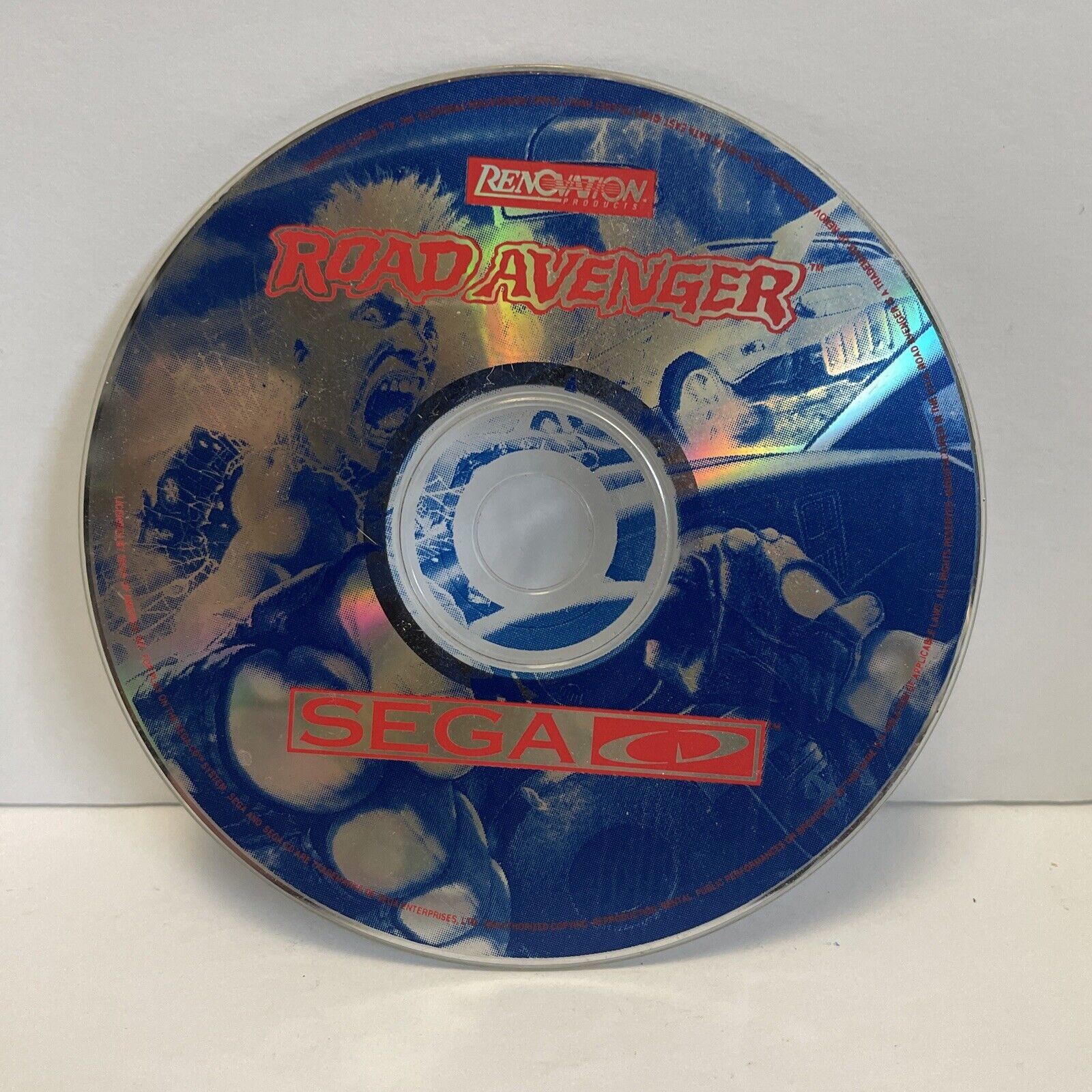 Road Avenger (Sega CD, 1993) NON WORKING DISC