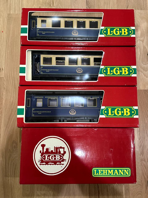 LGB 20277 REA G Gauge Orient Express Steam Passenger Set EX/Box, With White Box 
