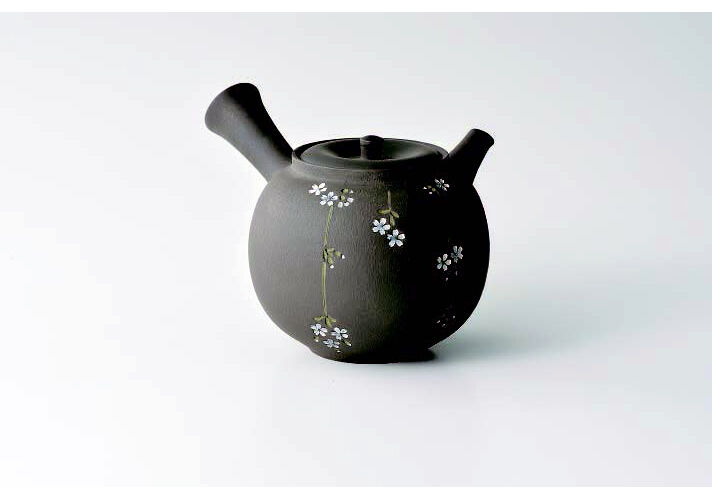 Japanese teapot - SEIHO TSUZUKI - 350 ml/cc - ceramic mesh - Tokoname kyusu