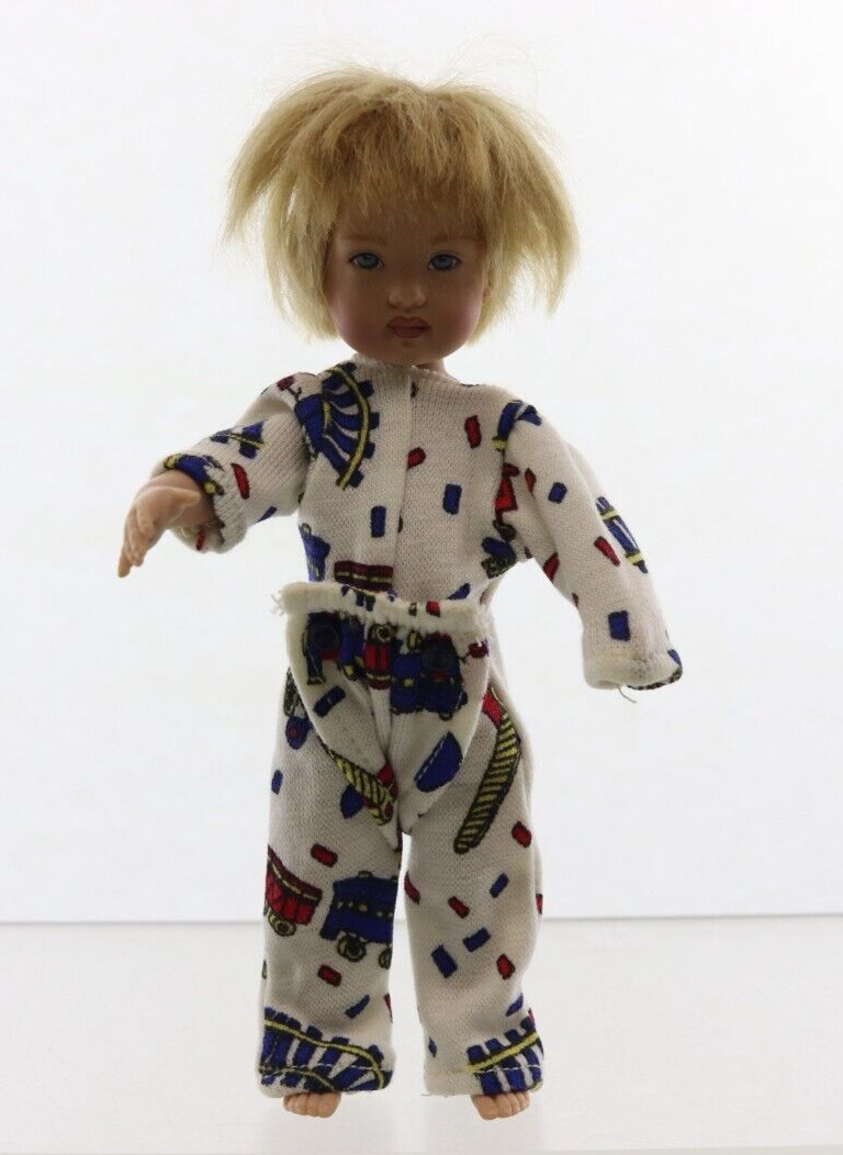 Helen Kish 2002 Doll With Train Pajamas 7.5\