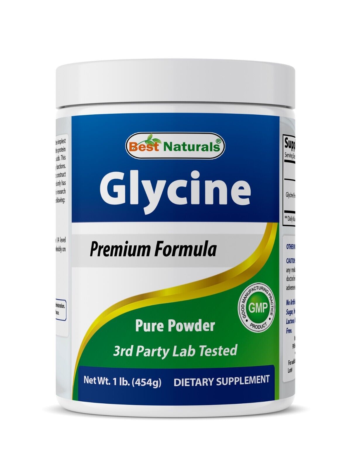 Glycine Powder 1 LB *Boosts Energy/Nervous System Support*