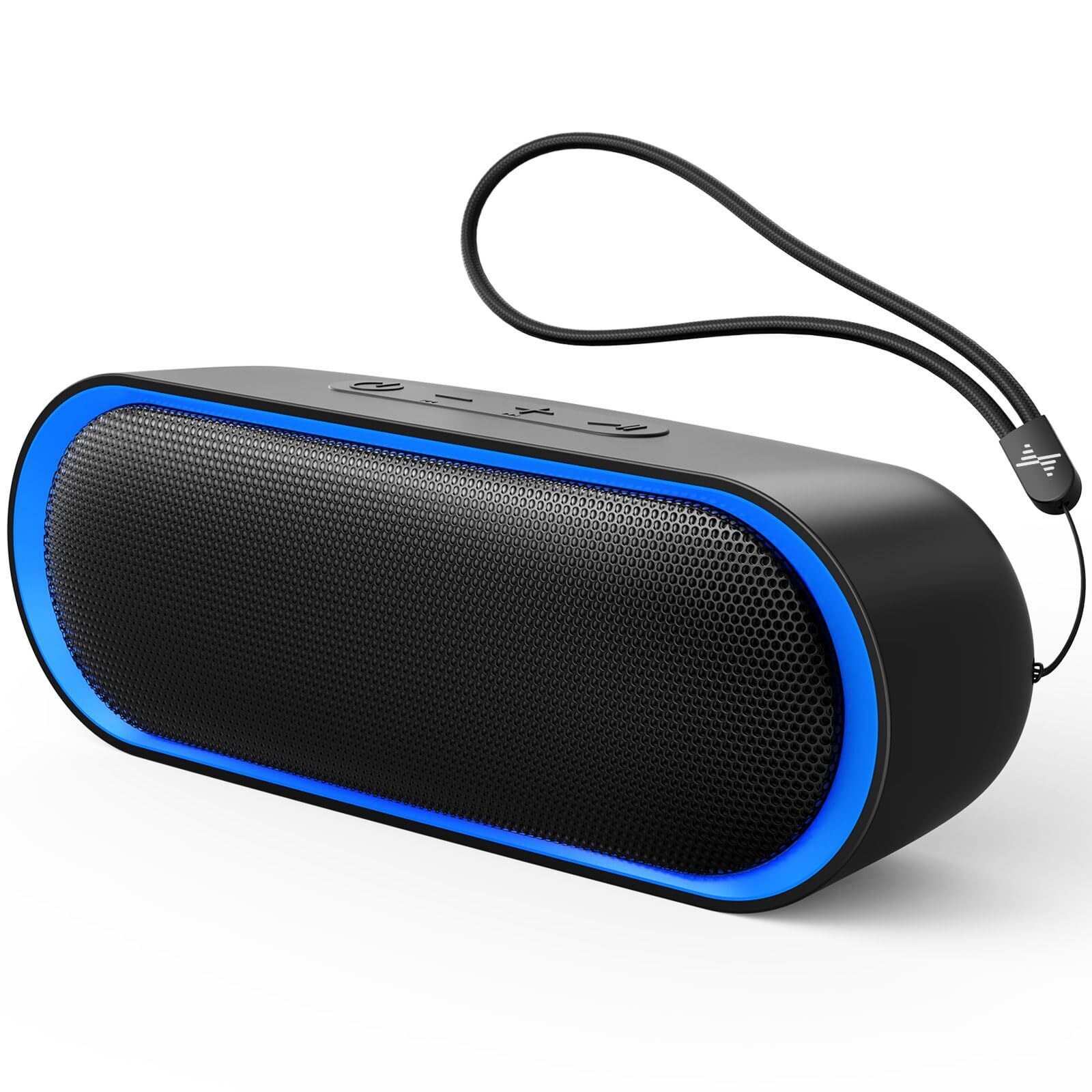 LENRUE Bluetooth Speakers, Waterproof Portable Speakers with TWS, 24 Playtime...