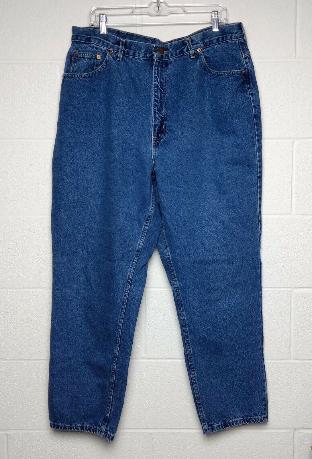 Vintage 90s Chic High Waist Tapered Leg sz 16 Jeans Made in USA Mom Jeans 34x29