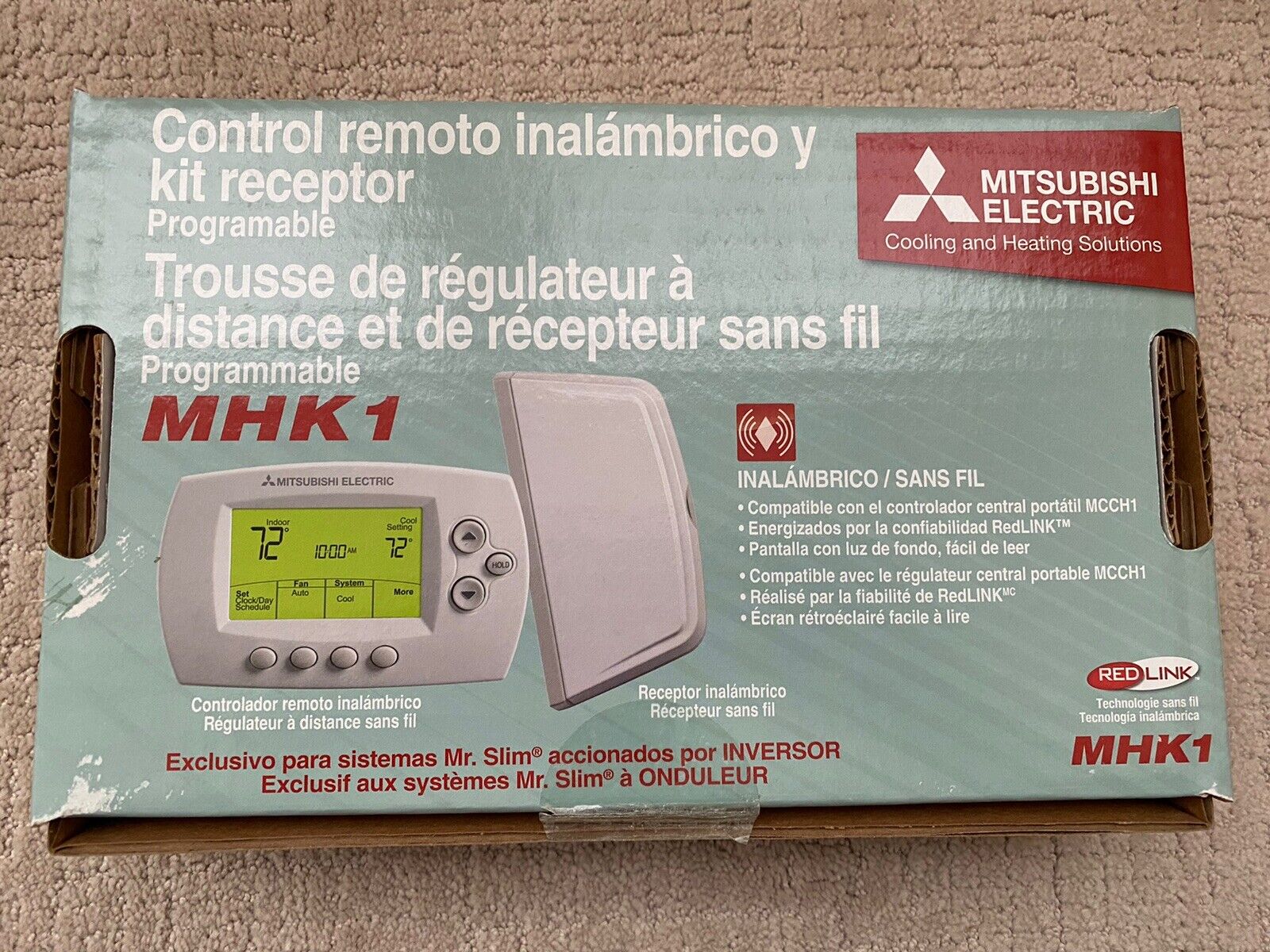 Mitsubishi MHK1 RedLINK Wireless Programmable Remote  Control SEALED NEW BOX