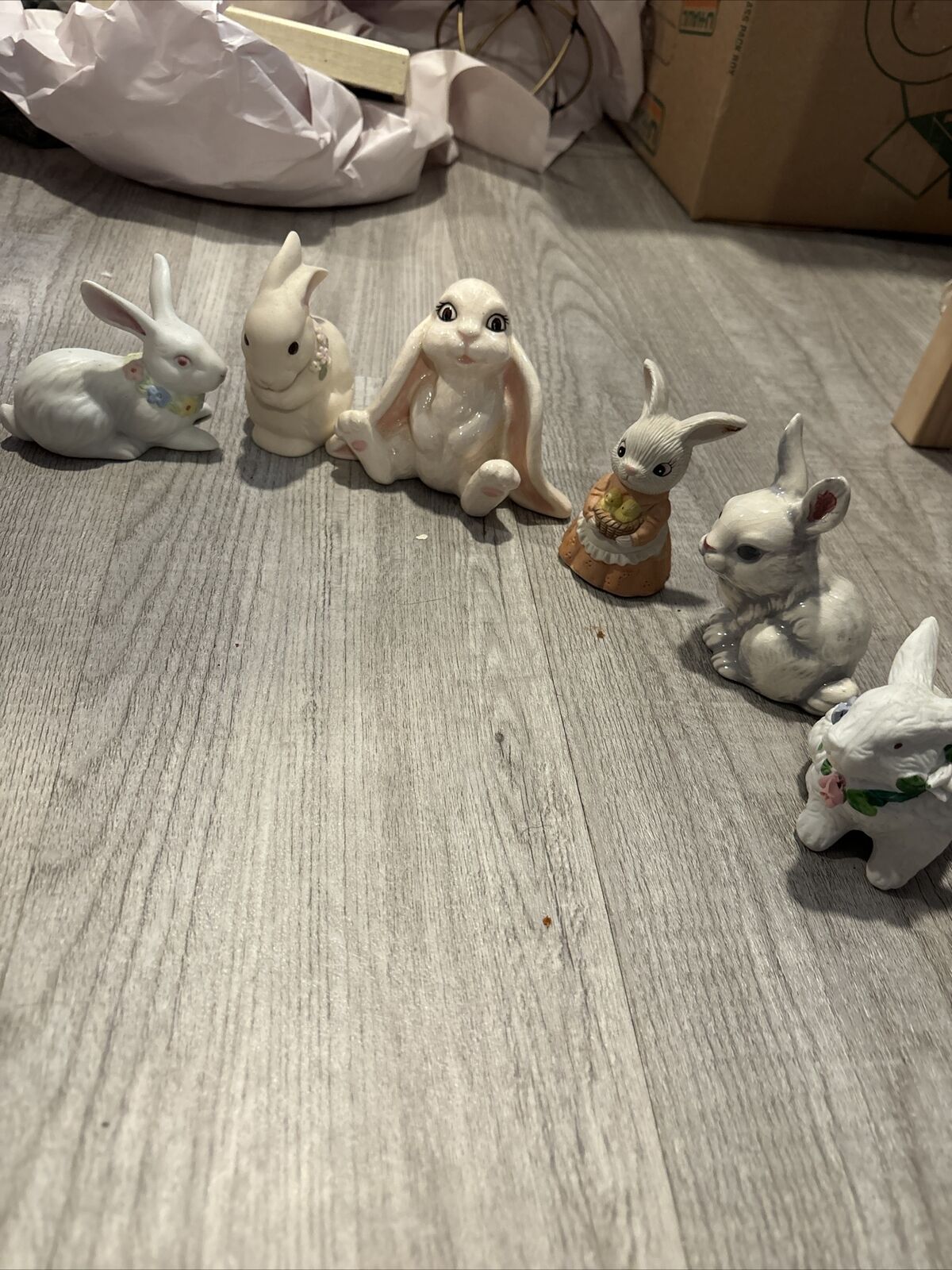 rabbit figurine vintage