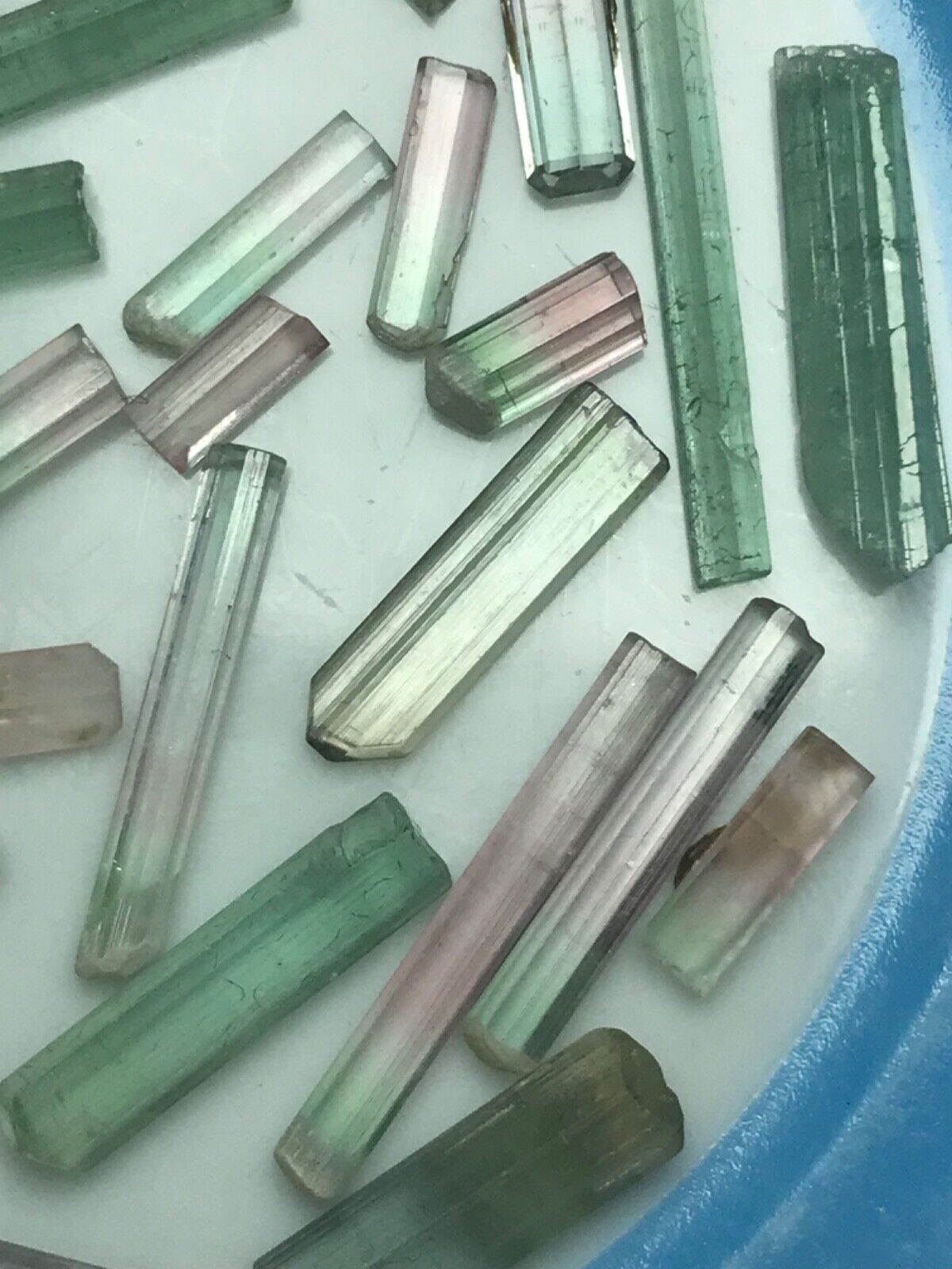 41.35 CTS OUTSTANDING NATURAL ROUGH TOURMALINE CRYSTALS LOT F/AFGHANISTAN