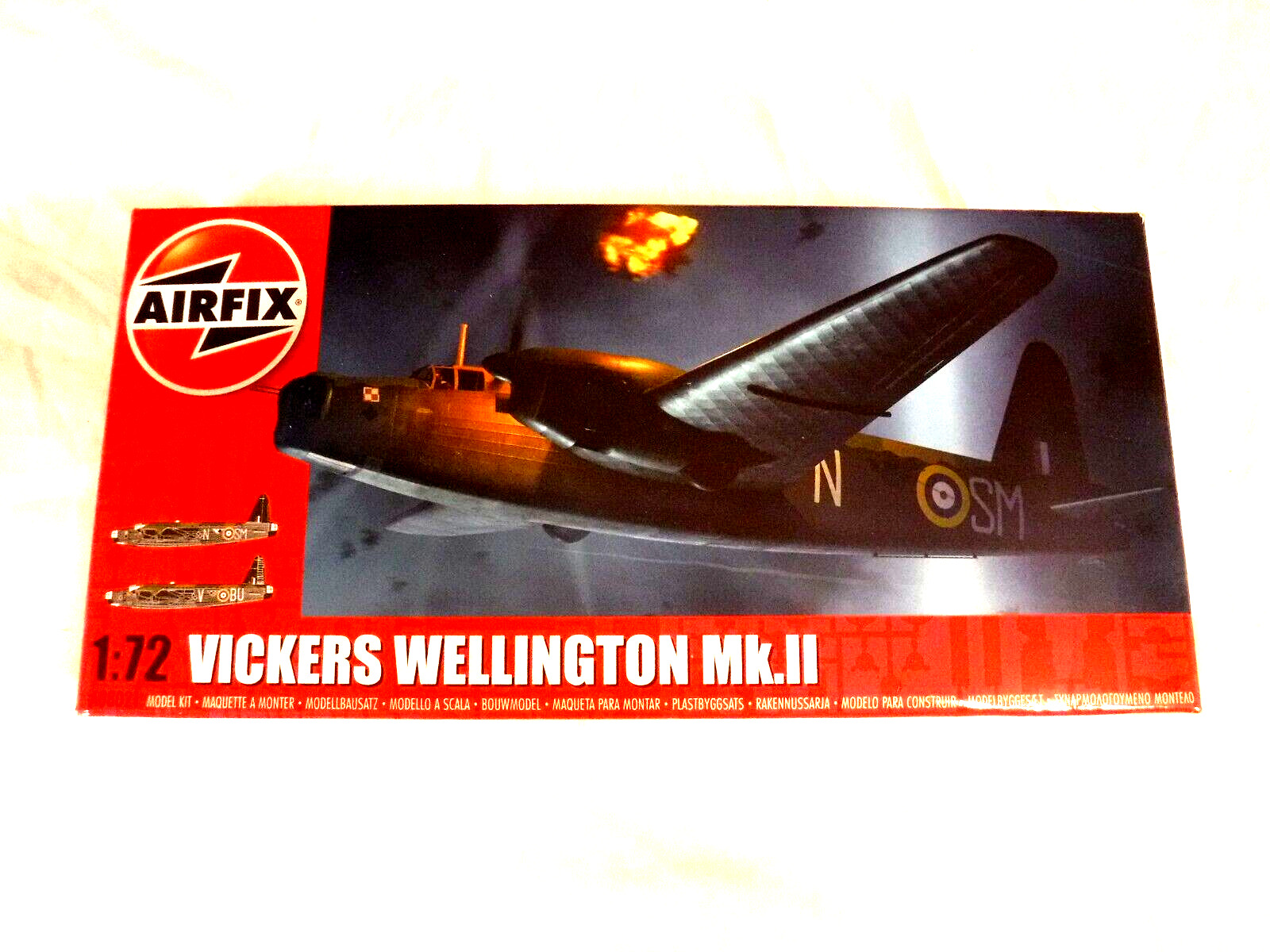 1/72 Airfix British RAF Vickers Wellington Mk II Markings 4/2 Ver # A08021