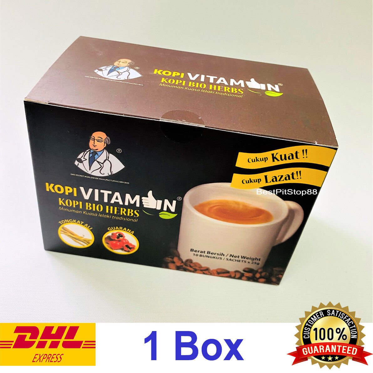 Kopi Vitamin Bi0 Herbs Original Coffee for Men DHL EXPRESS SHIPPING