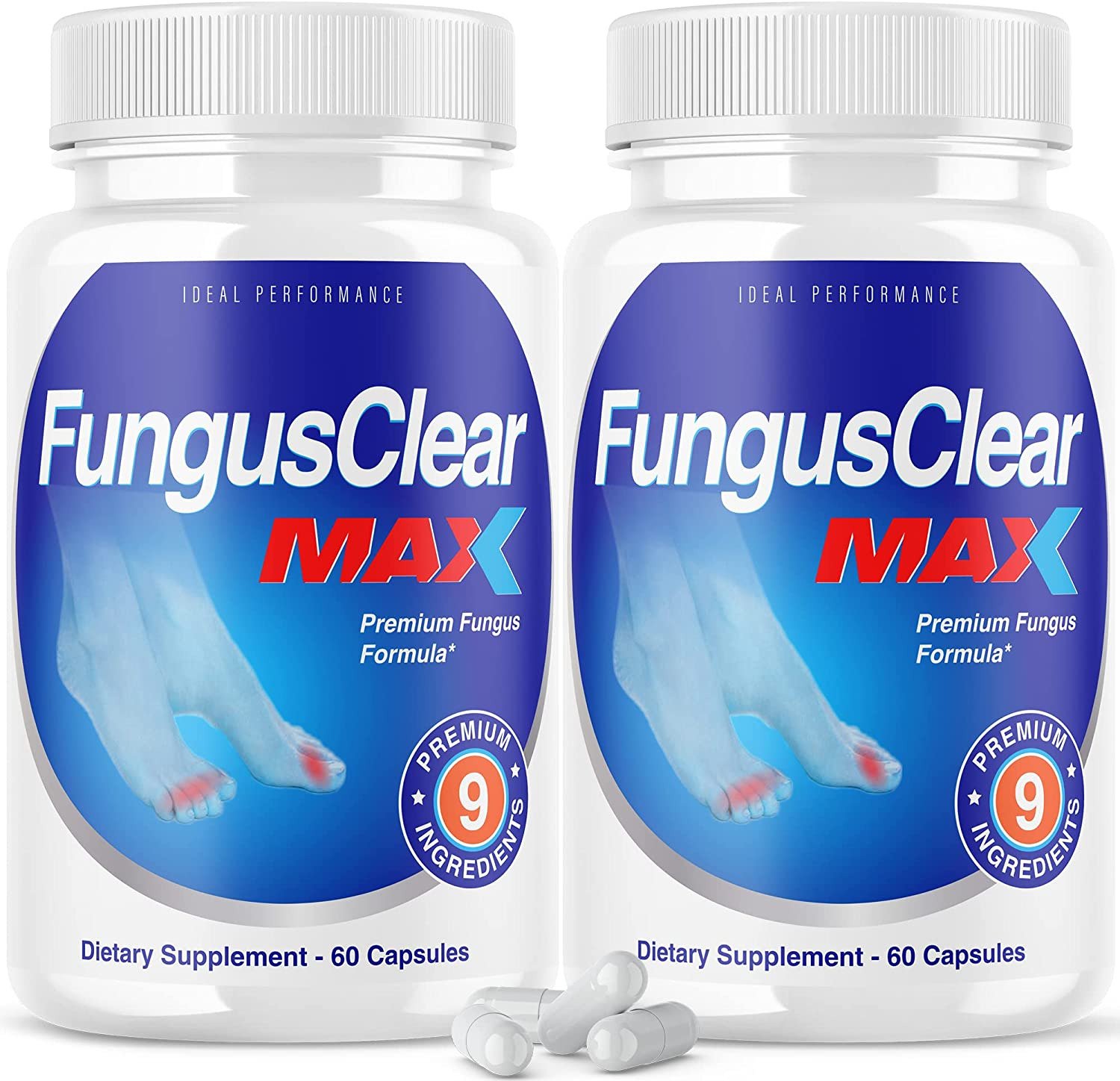(2 Pack) Fungus Clear Max Toenail Pills (120 Capsules)