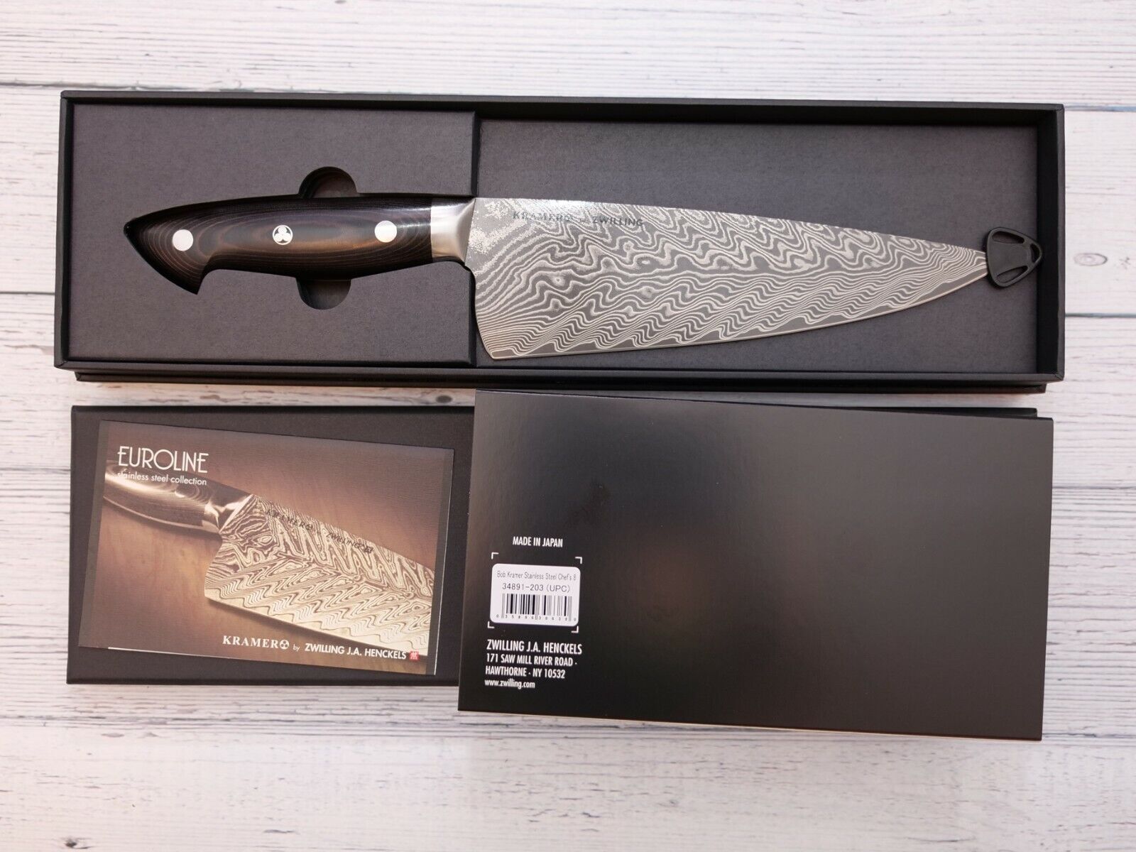 NIB - KRAMER by ZWILLING EUROLINE Stainless Damascus Collection 8\