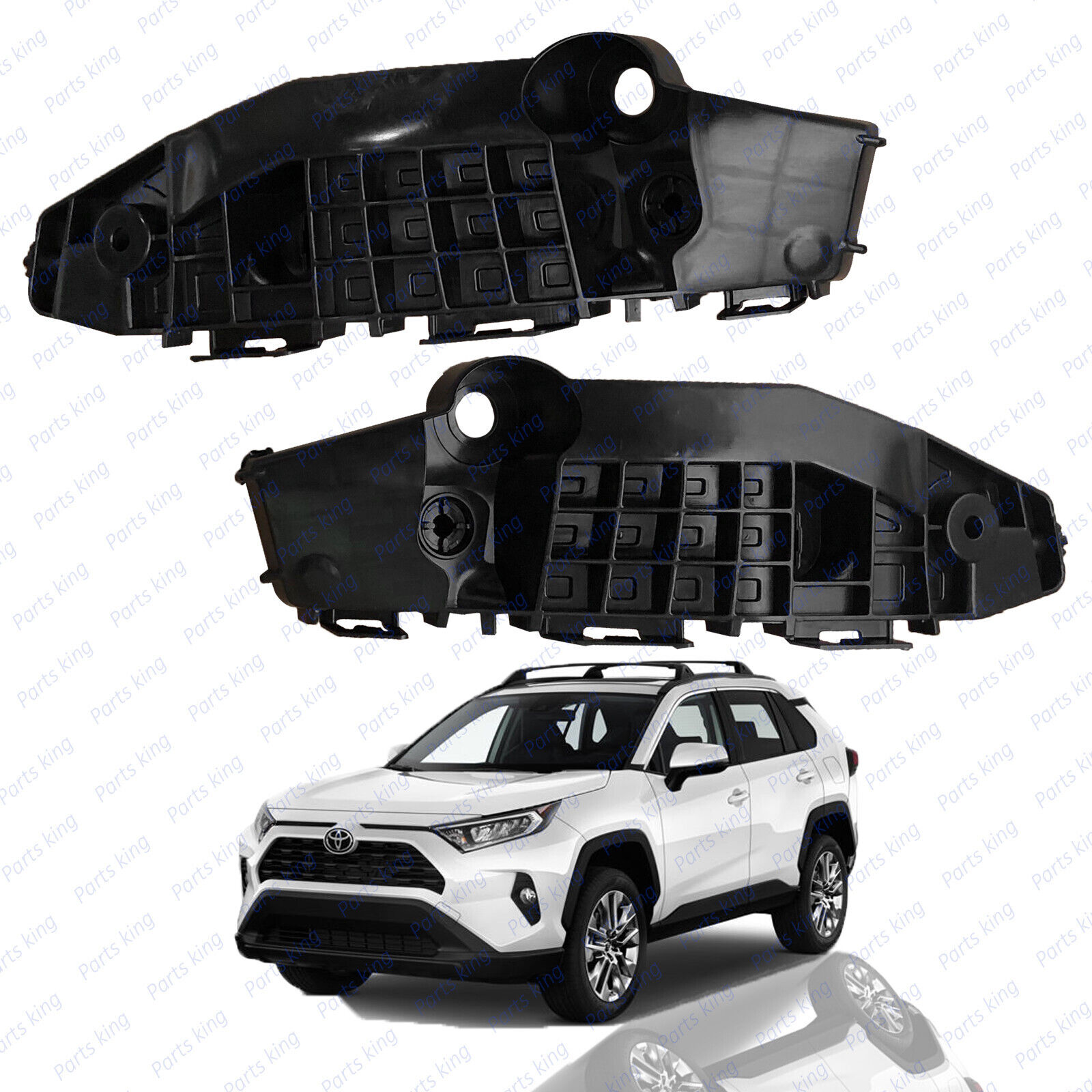 For 2019 2021 Toyota Rav4 Front Bumper Support Spacer Retainer Brackets RH LH