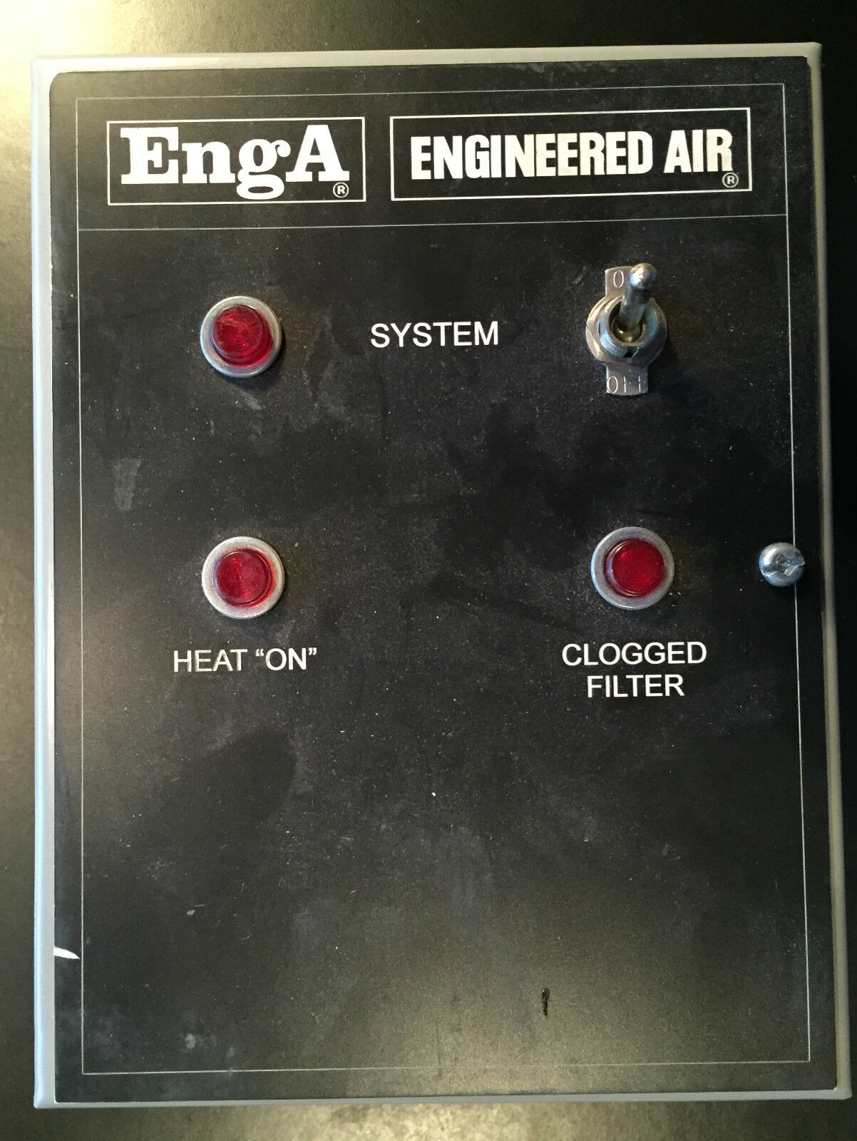 Engineered Air - EngA  INDIRECT GAS-FIRED INDUSTRIAL TYPE REMOTE CONTROL PANEL 