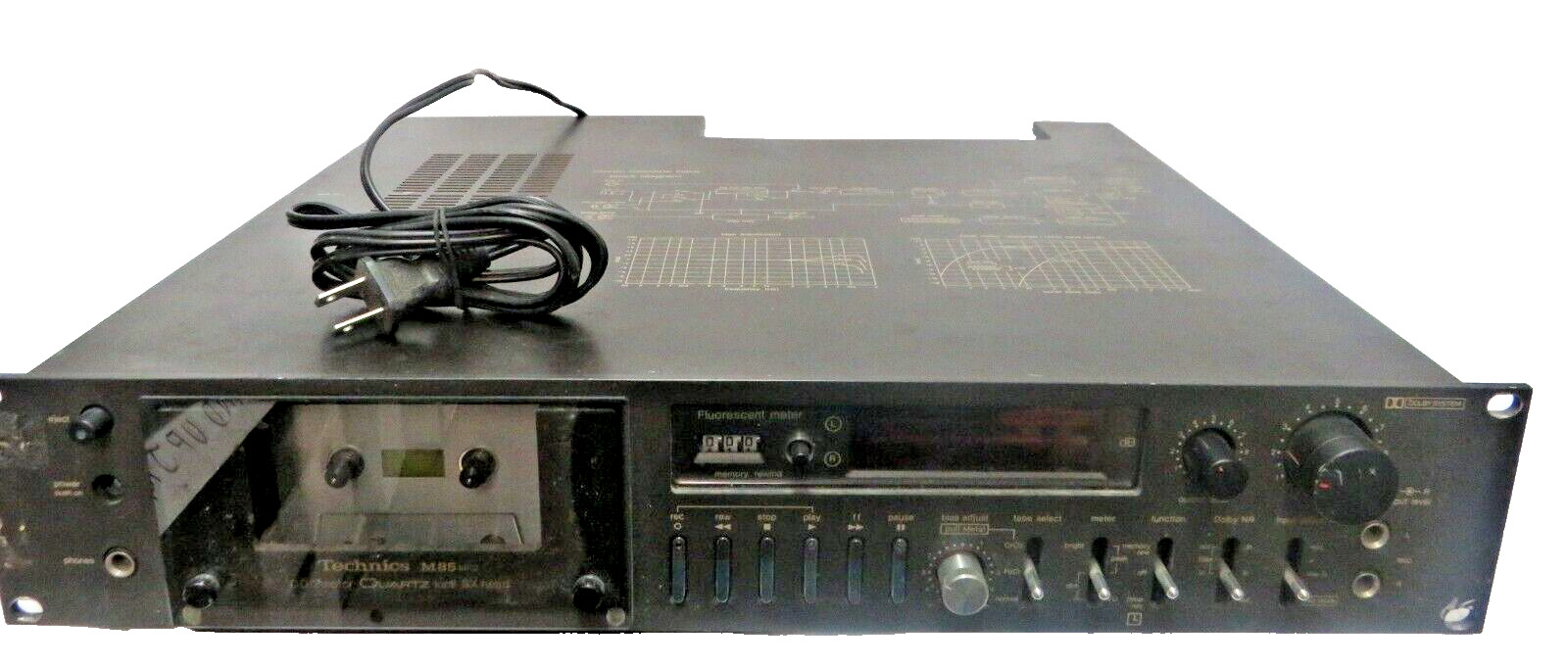 Technics M-85 MK2 Vintage Stereo Cassette Deck Quartz Locked Direct Drive Parts