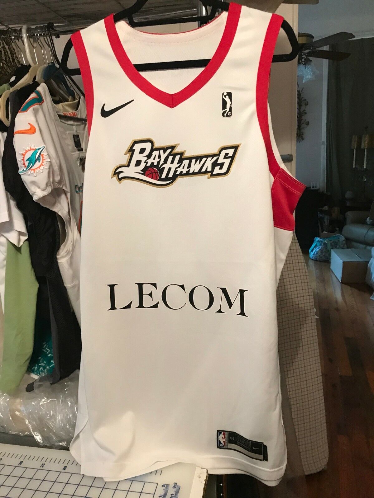 Erie Bayhawks NBA G League Authentic Game Jersey Mens Size 54 length +4 NEW