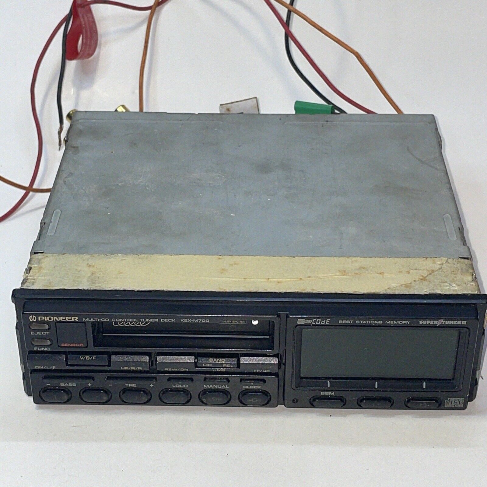 PIONEER KEX-M700 Multi-CD Control Tuner Deck Vintage FOR PARTS/REPAIR